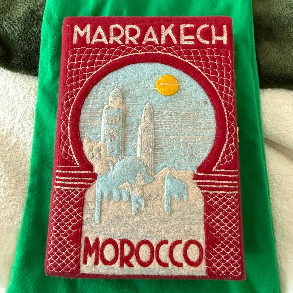 Olympia Le-Tan Morocco Book Clutch